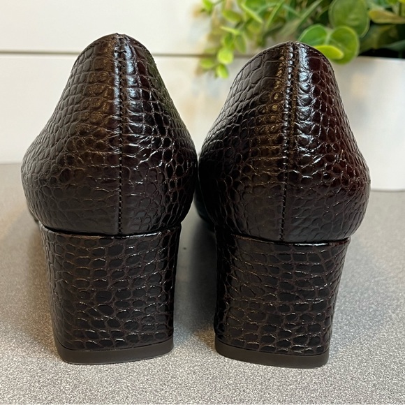 AQUATALIA Size 8 Brown Snake Pattern. Made in Italy. EUC. - Picture 11 of 14